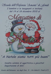 locandina mercatino di Natale